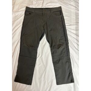 Kuhl Legendary Mens 38x30 Hiking Pants Gray Technical Outdoor Utility Trousers
